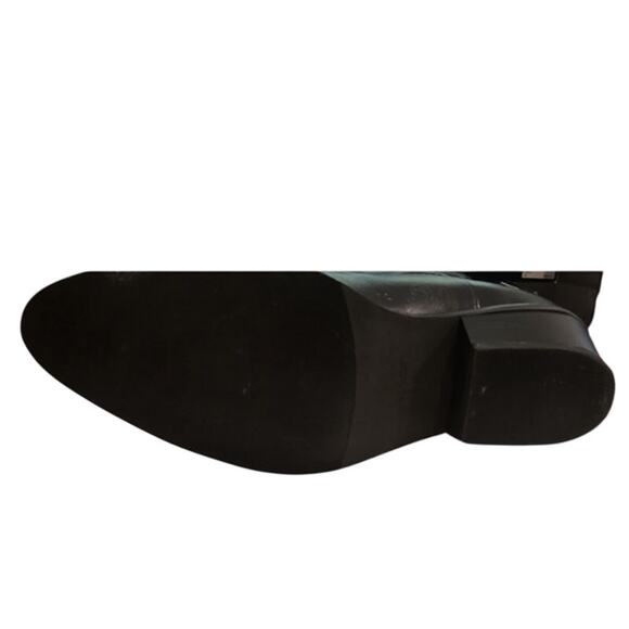 Nine West Women's Cwyft Mid Calf Boot in Black EUC Size 9 - Picture 2 of 9